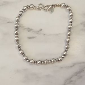 Premier Designs Ariel silver plated ball bead